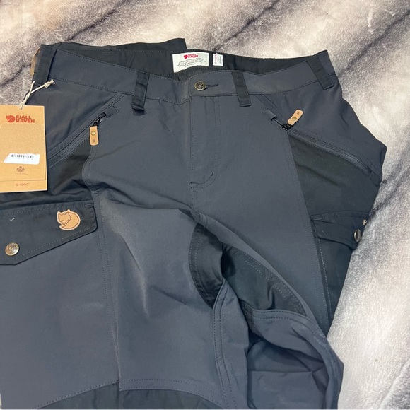 Fjallraven Nikka Trousers Curved Fit Black Pants - Picture 5 of 11